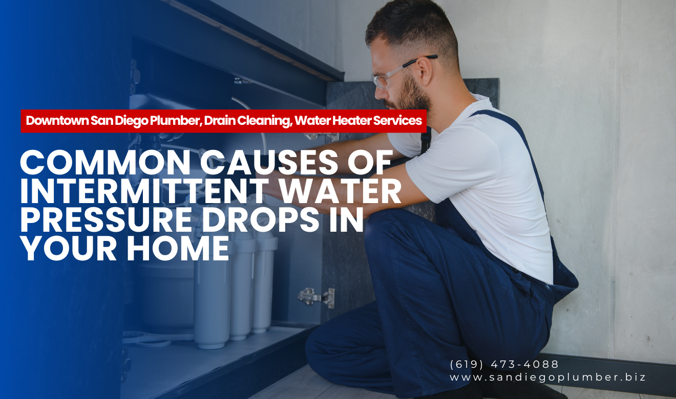 why does my water pressure keep dropping