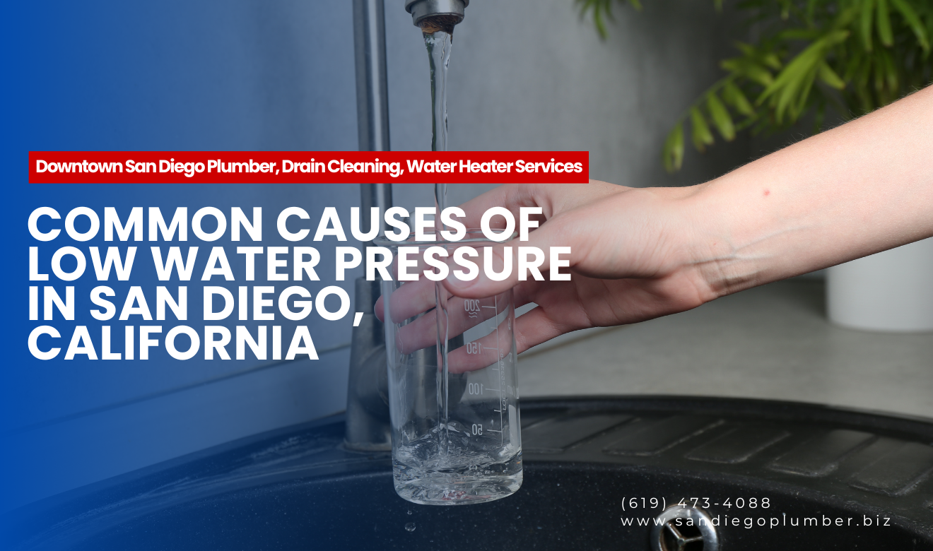 why water pressure drops San Diego
