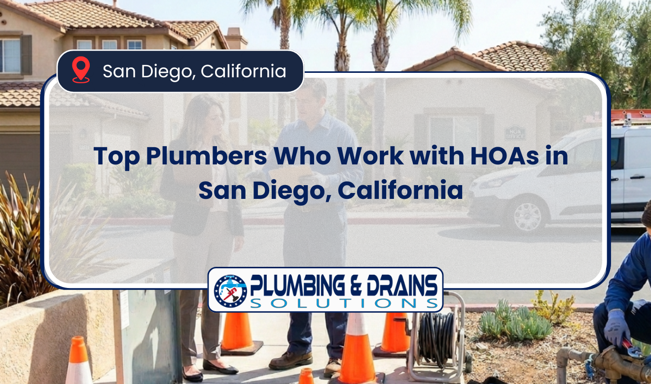 plumbers who work with HOAs in San Diego