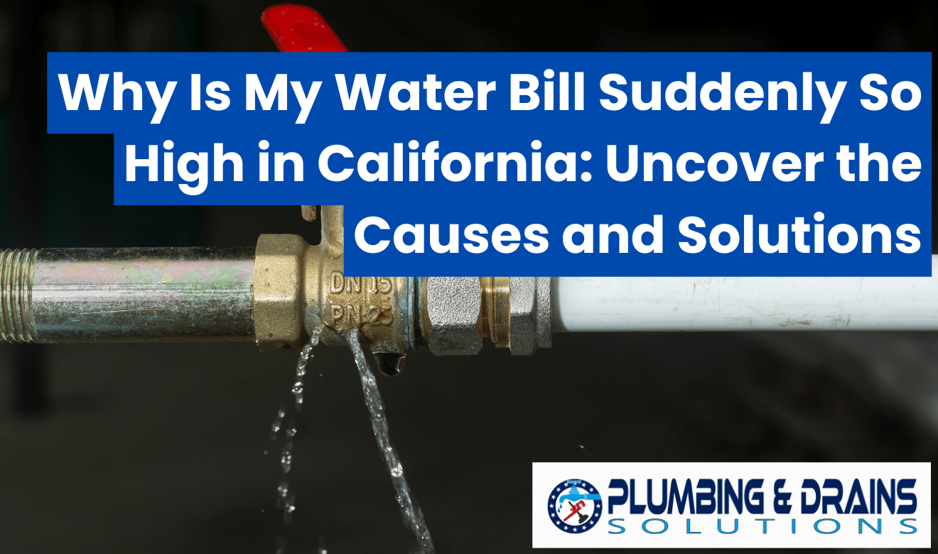 why is my water bill suddenly so high