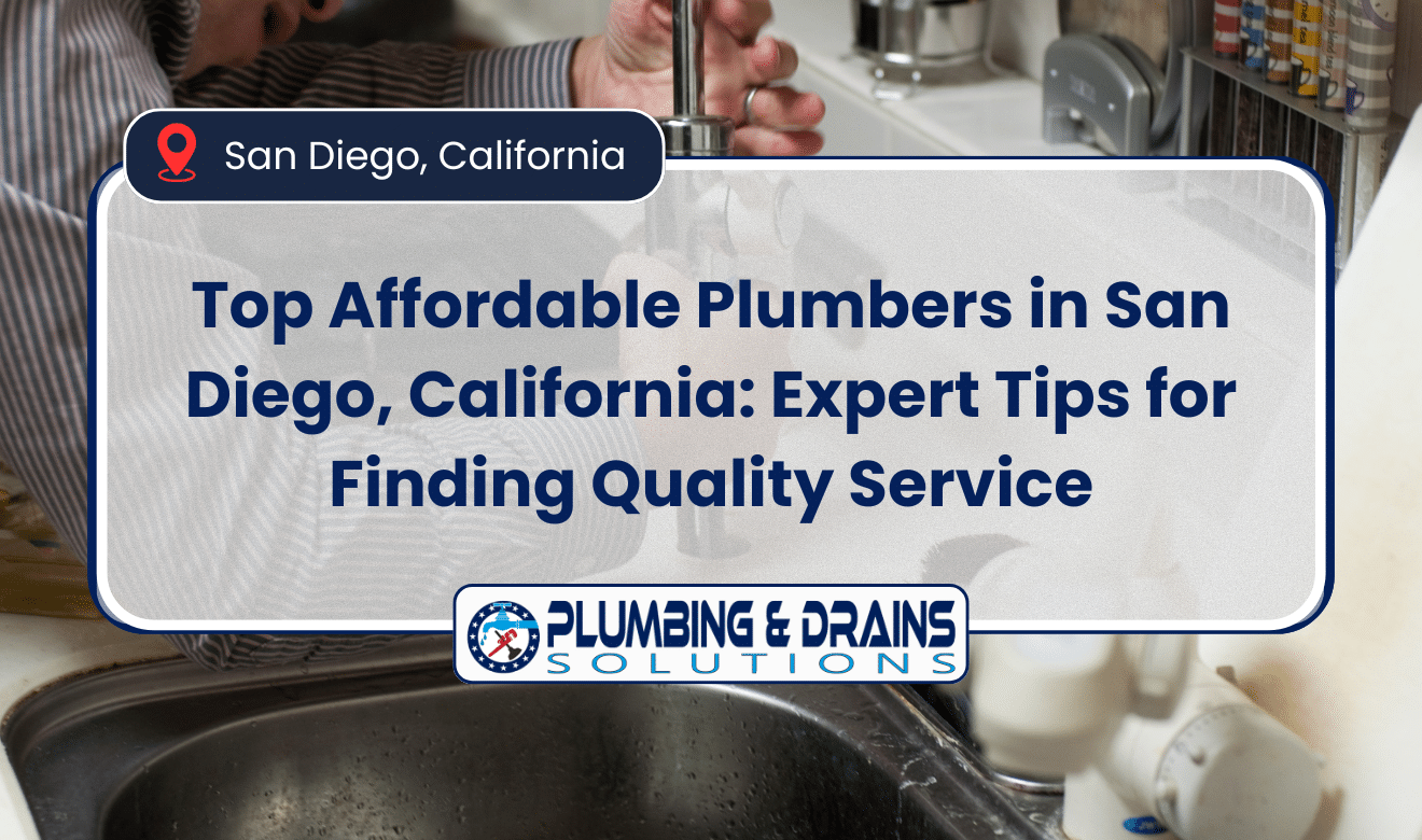 affordable plumber in San Diego
