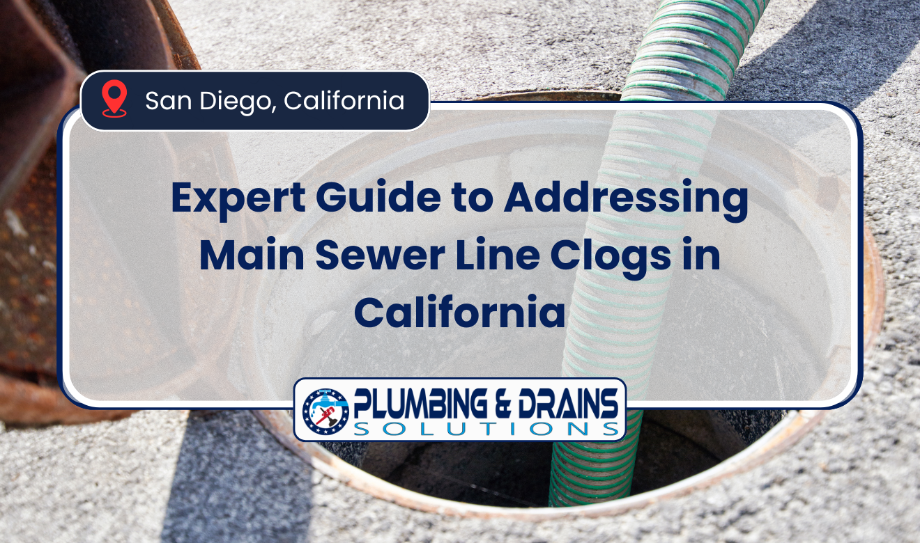 what to do for a main sewer line clog